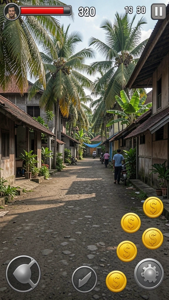 anoboy - Gambar fitur pengaturan permainan yang mudah digunakan.