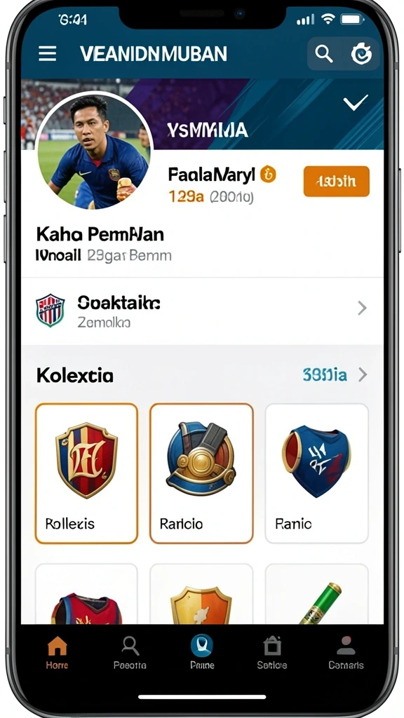 idebet - Tampilan antarmuka pengguna yang sederhana dan menarik.