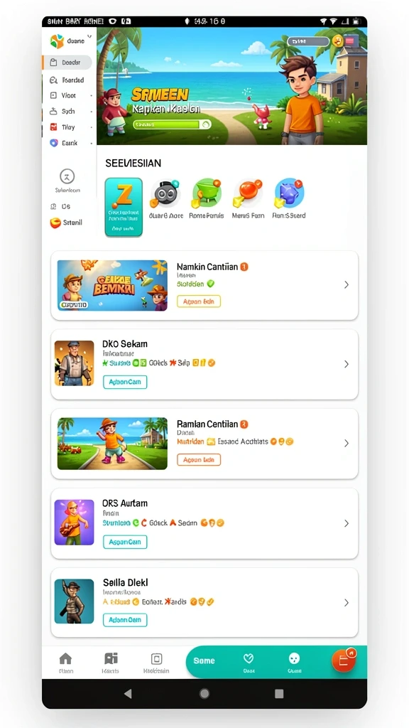jktgame - Tampilan antarmuka yang menarik dan mudah dinavigasi.