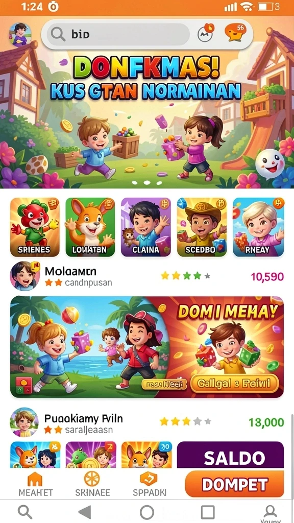 k3k3 - Tampilan antarmuka yang menarik dan mudah digunakan.